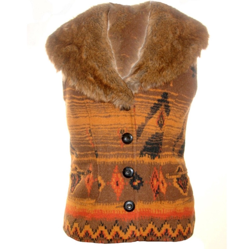 Western Style Blanket Vest